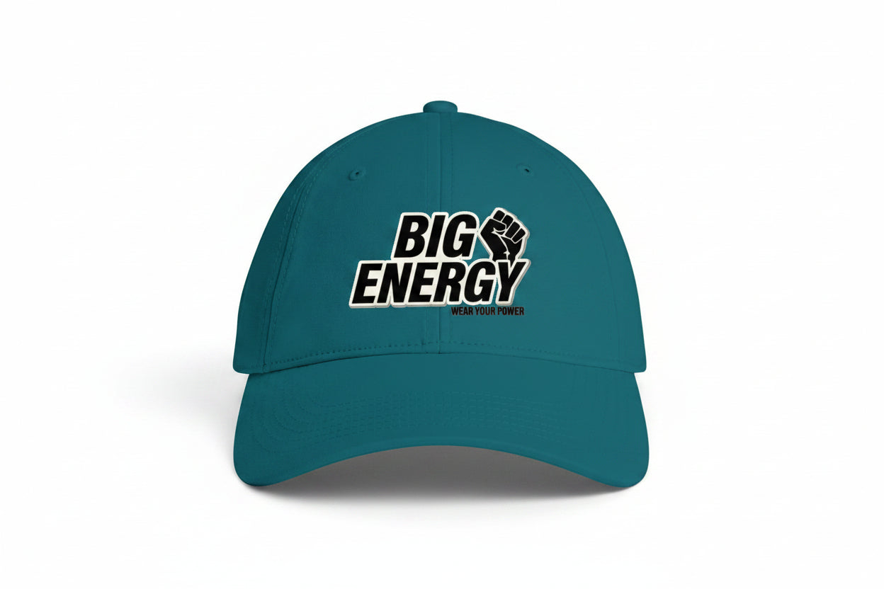 Big Energy Cap — "Wear Your Power" Embroidered ' Fist Baseball Hat