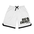Basketball Shorts — "Big Energy" Performance Rib Shorts