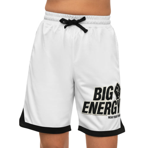 Basketball Shorts — "Big Energy" Performance Rib Shorts
