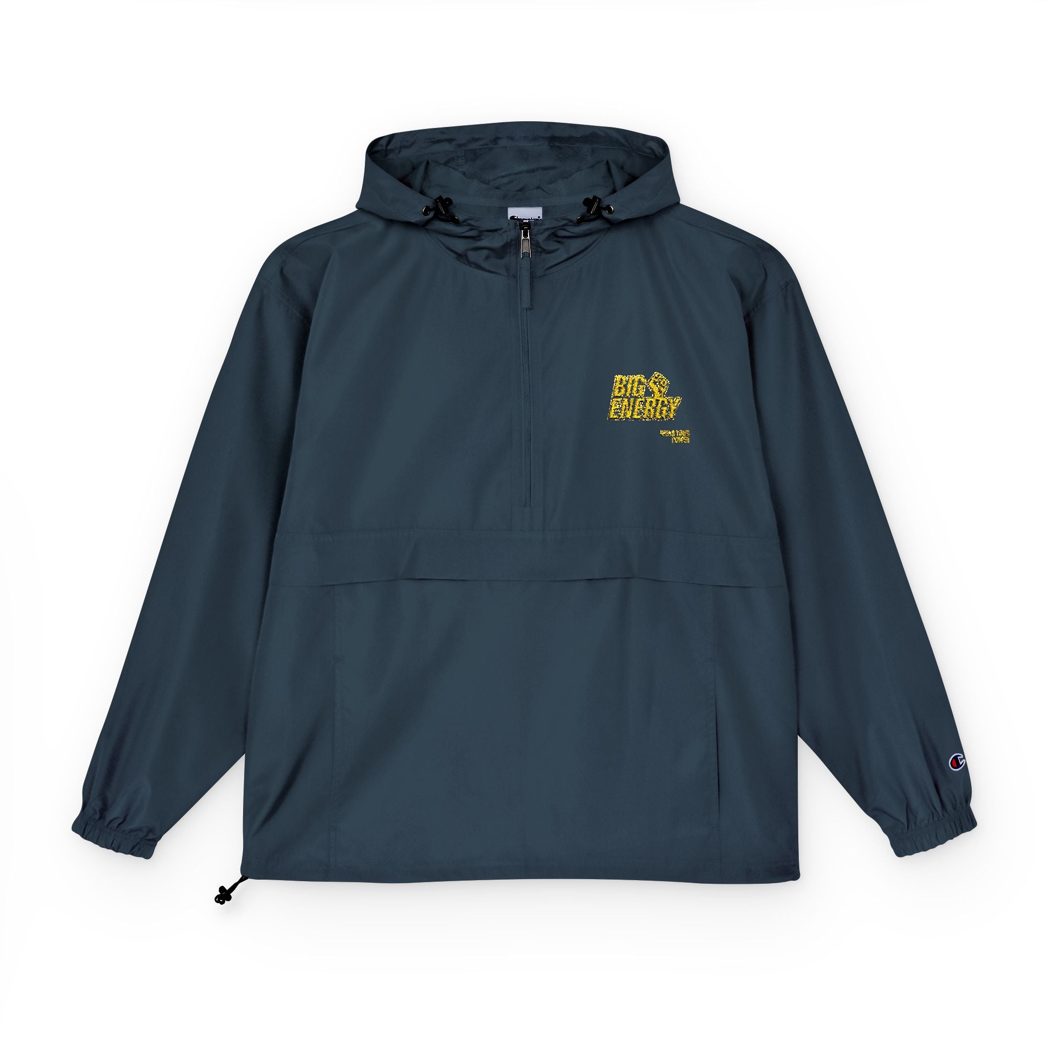 Big Energy Jacket — Yellow Floral Alaska Outline Chest Print